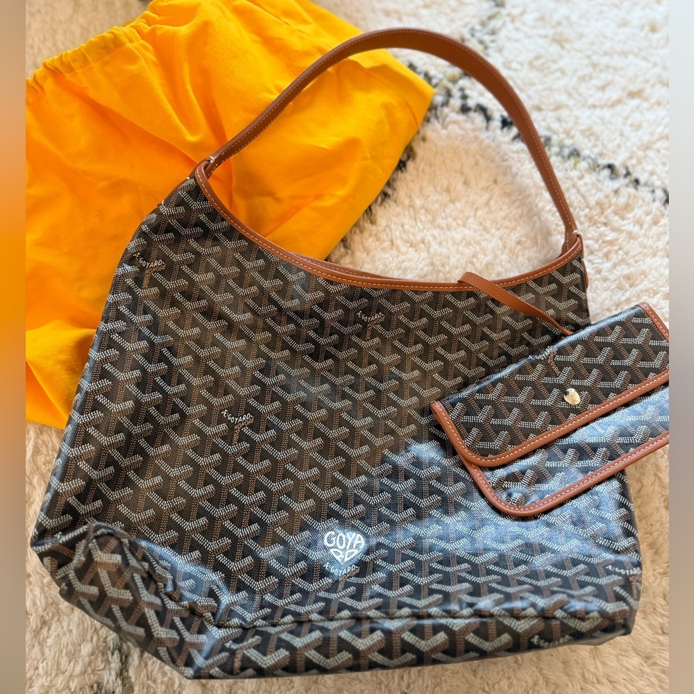 Goyard Boheme Hobo Bag in Brown/black